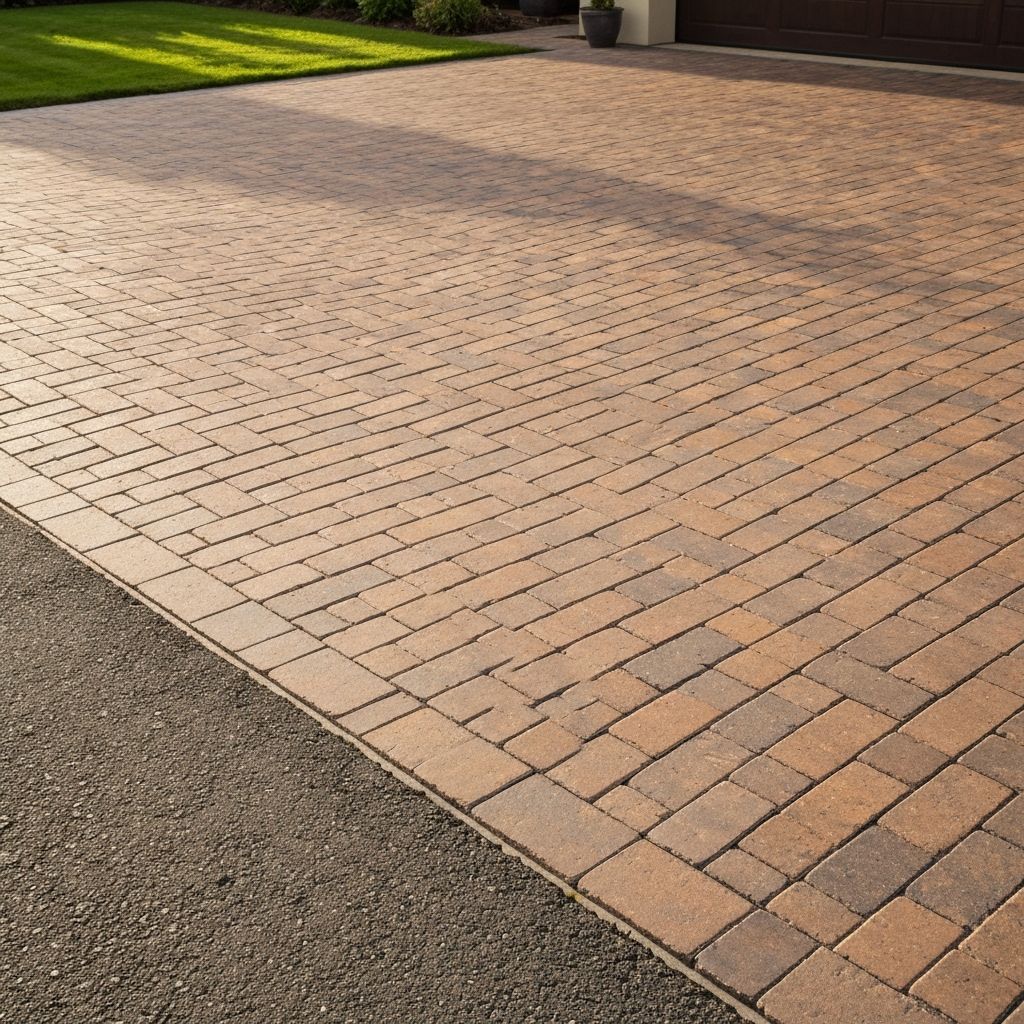 Block and cobble paving
